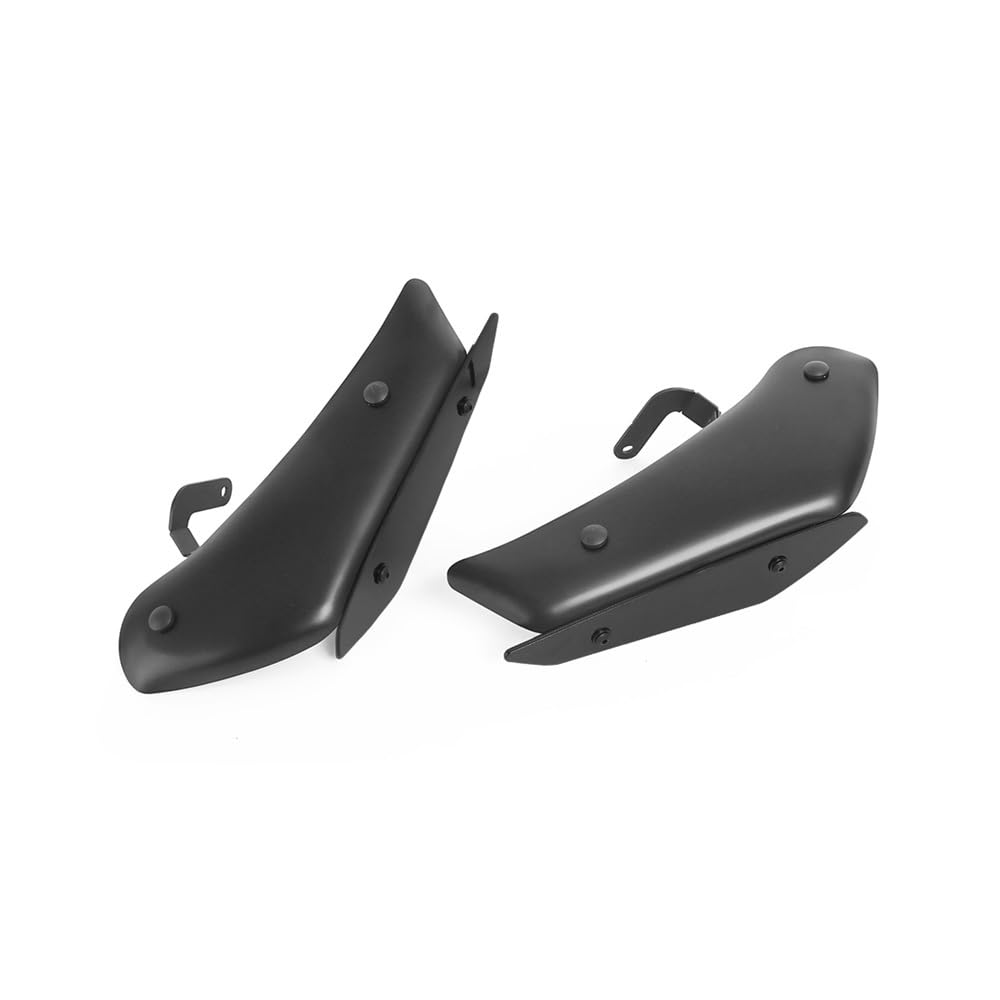 DUSHUO Spoiler Flügel Für YZF-R3 2019-2023 Motorrad Front Winglets Seite Nach Unten Kraft Spoiler Seite Verkleidung Aerodynamische Abtrieb(Matte Black-Black) von DUSHUO