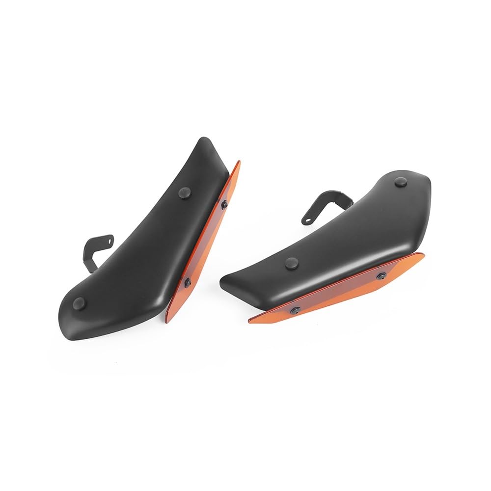 DUSHUO Spoiler Flügel Für YZF-R3 2019-2023 Motorrad Front Winglets Seite Nach Unten Kraft Spoiler Seite Verkleidung Aerodynamische Abtrieb(Matte Black-red) von DUSHUO