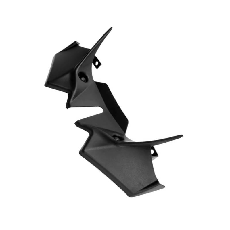 DUSHUO Spoiler Flügel Für Z650 Für Z 650 Für Z650 2021 2022 2023 2024 Motorrad Frontspoiler Verkleidung Winglet Aerodynamische Flügel Abdeckung Trim(Black) von DUSHUO