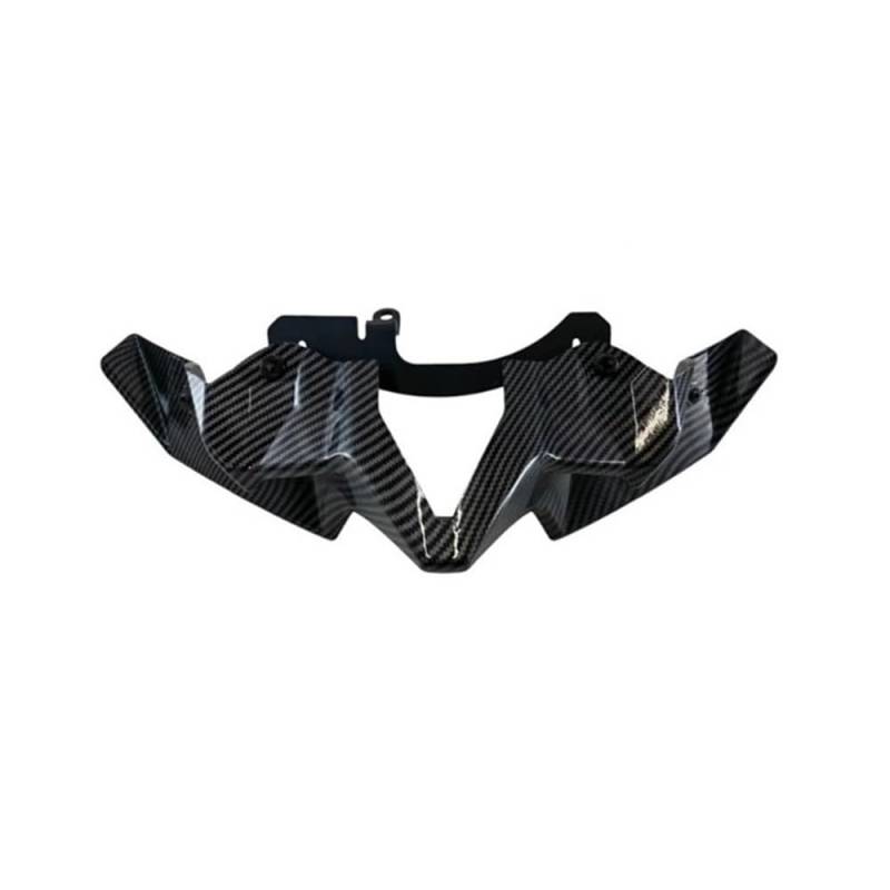 DUSHUO Spoiler Flügel Für Z900 2021-2024 Motorrad Frontspoiler Winglet Aerodynamische Flügel Kit Spoiler Deflektor(Carbon Fiber p) von DUSHUO