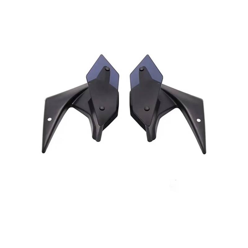 DUSHUO Spoiler Flügel Für Z900 FÜR Z 900 2020 2021 2022 Motorrad Frontspoiler Winglet Aerodynamische Flügel Kit Spoiler(17-19 Blue) von DUSHUO