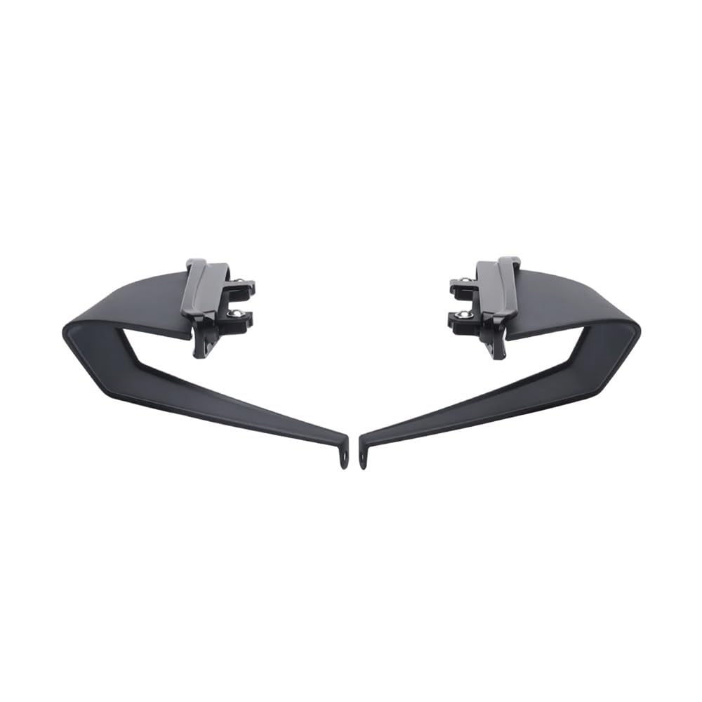 DUSHUO Spoiler Flügel Motorrad Aerodynamische Seite Abtrieb Spoiler Feste Winglet Flügel Für Monster 937 SP Für Plus Für Monster 950 2021-2023(Black - Black) von DUSHUO