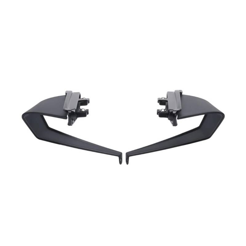 DUSHUO Spoiler Flügel Motorrad Aerodynamische Seite Abtrieb Spoiler Feste Winglet Für Monster 937 SP Für Plus Für Monster 950 2021-2023(Black - Black) von DUSHUO