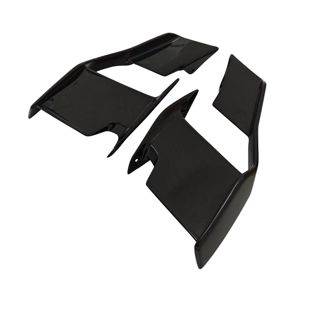 DUSHUO Spoiler Flügel Motorrad Aerodynamische Seite Spoiler Verkleidung Fixed Wing Kit Zubehör Für S1000R Für S 1000R Für M1000R 2021-2024(Black) von DUSHUO