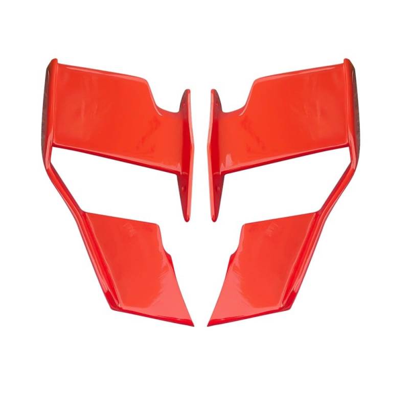 DUSHUO Spoiler Flügel Motorrad Aerodynamische Seite Spoiler Verkleidung Fixed Wing Kit Zubehör Für S1000R Für S 1000R Für M1000R 2021-2024(Red) von DUSHUO