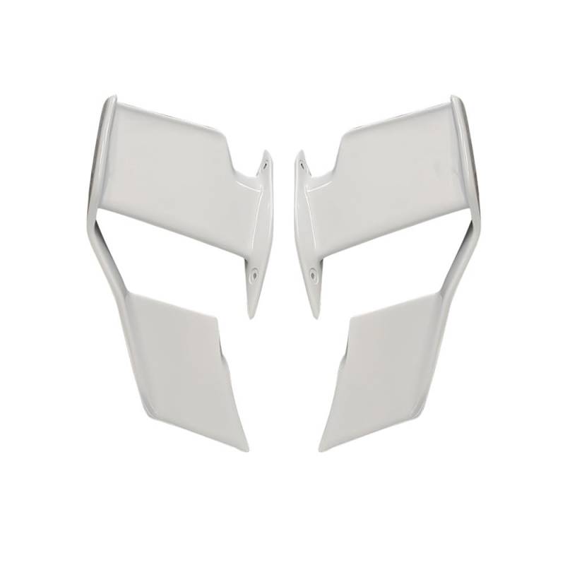 DUSHUO Spoiler Flügel Motorrad Aerodynamische Seite Spoiler Verkleidung Fixed Wing Kit Zubehör Für S1000R Für S 1000R Für M1000R 2021-2024(White) von DUSHUO