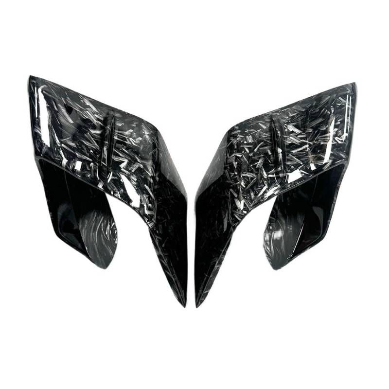 DUSHUO Spoiler Flügel Motorrad Feste Flügel Verkleidung Kleine Flügel Spoiler Aerodynamische Flügel Für YZF Für R1 Für R1M 2020-2024(Color -01) von DUSHUO