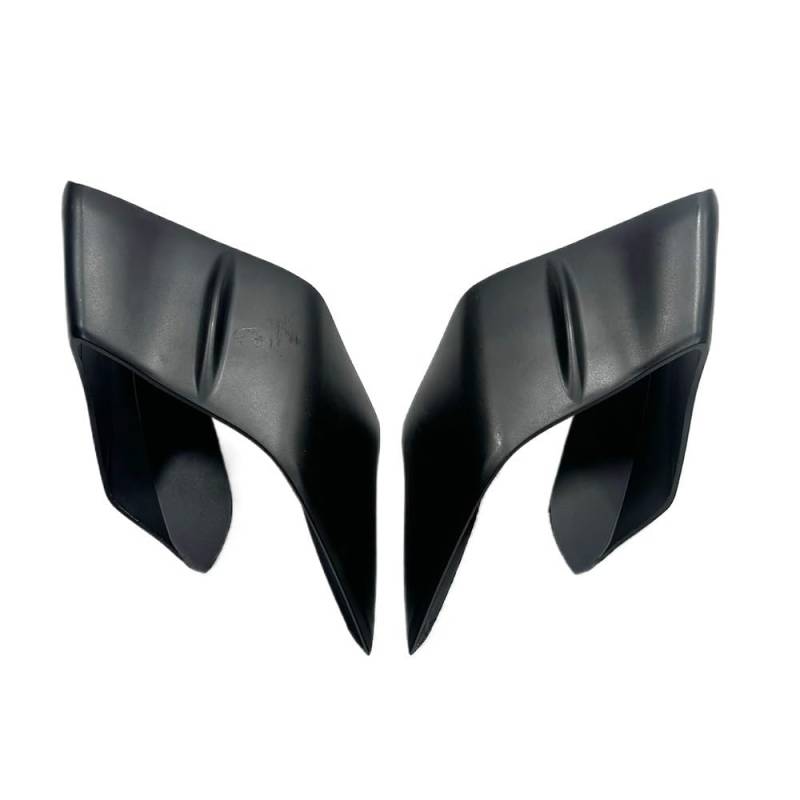 DUSHUO Spoiler Flügel Motorrad Feste Flügel Verkleidung Kleine Flügel Spoiler Aerodynamische Flügel Für YZF Für R1 Für R1M 2020-2024(Matte Black) von DUSHUO