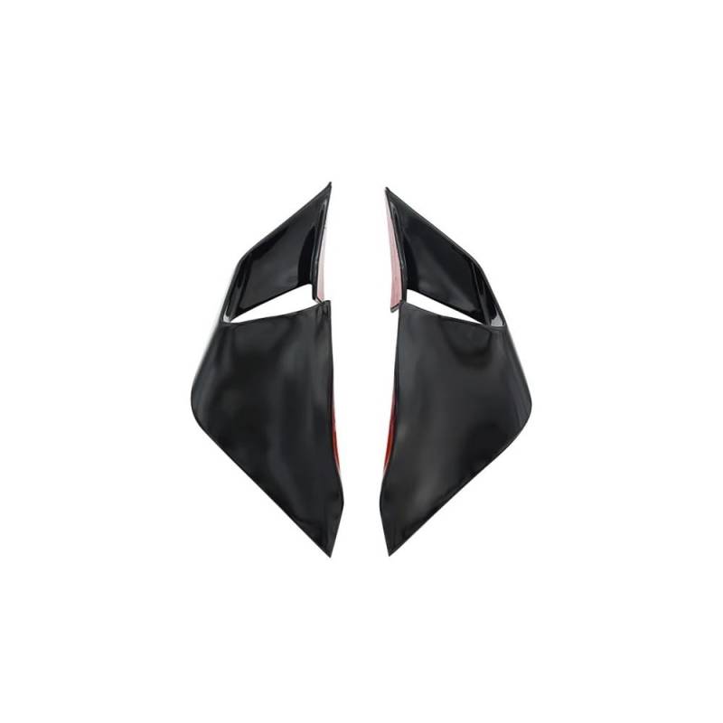 DUSHUO Spoiler Flügel Motorrad Feste Wind Flügel Aerodynamische Spoiler Winglet Für ZX-25R Für ZX25R Für ZX-4R Für ZX-4RR 2021-2024(Black) von DUSHUO