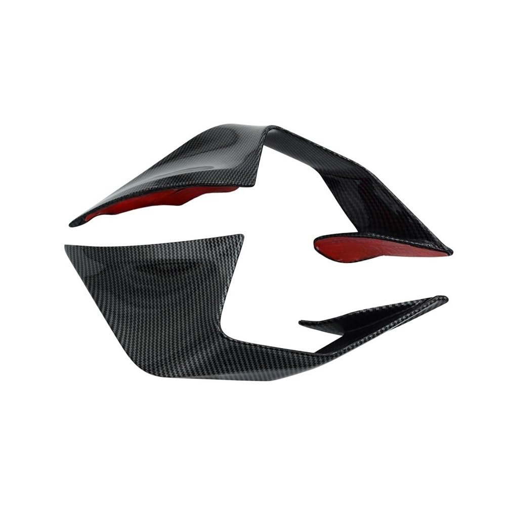 DUSHUO Spoiler Flügel Motorrad Feste Wind Flügel Aerodynamische Spoiler Winglet Für ZX-25R Für ZX25R Für ZX-4R Für ZX-4RR 2021-2024(Color 01) von DUSHUO