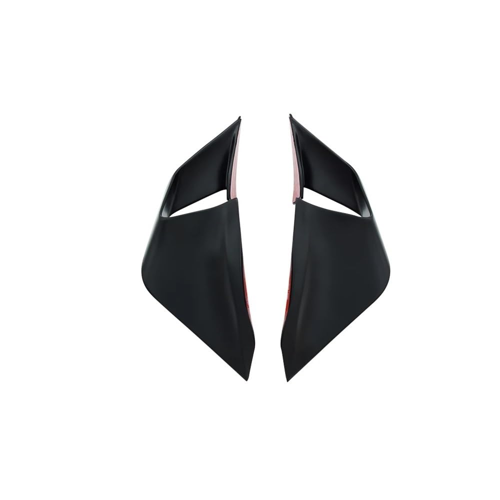 DUSHUO Spoiler Flügel Motorrad Feste Wind Flügel Aerodynamische Spoiler Winglet Für ZX-25R Für ZX25R Für ZX-4R Für ZX-4RR 2021-2024(Matte Black) von DUSHUO