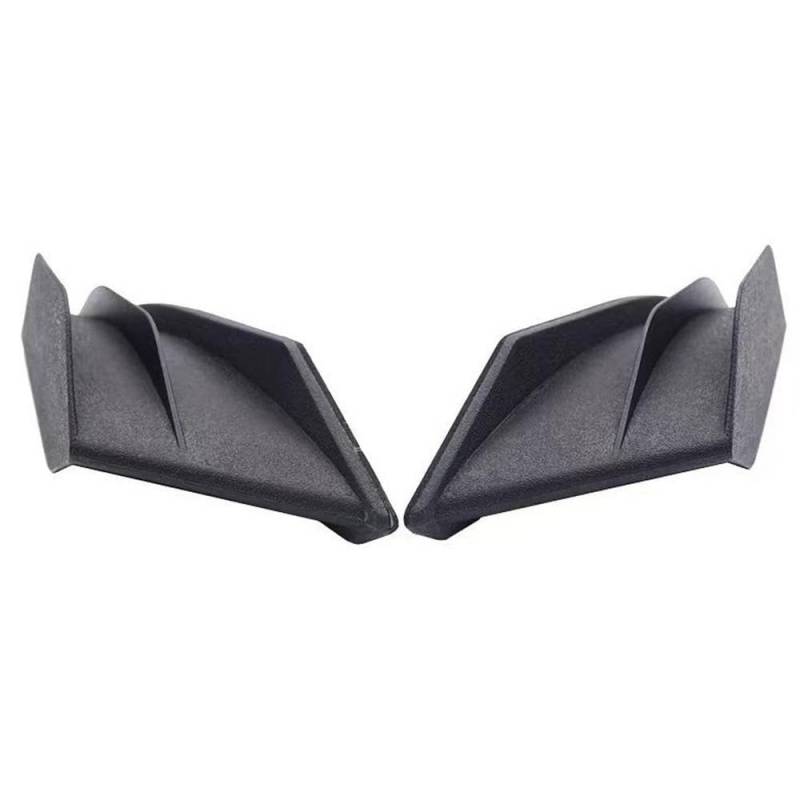 DUSHUO Spoiler Flügel Motorrad-Festwind-Motorrad-Verkleidungsflügel Motorrad-Spoilerflügel Verkleidungs-Winglets Aerodynamische Winglets(Black) von DUSHUO