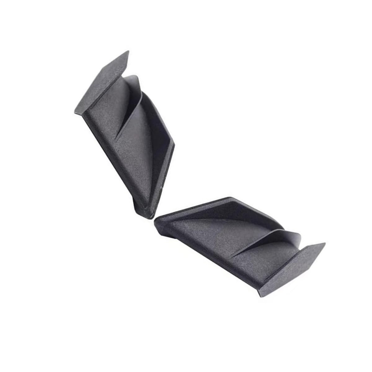 DUSHUO Spoiler Flügel Motorrad-Festwind-Motorrad-Verkleidungsflügel Motorrad-Spoilerflügel Verkleidungs-Winglets Aerodynamische Winglets(Black) von DUSHUO