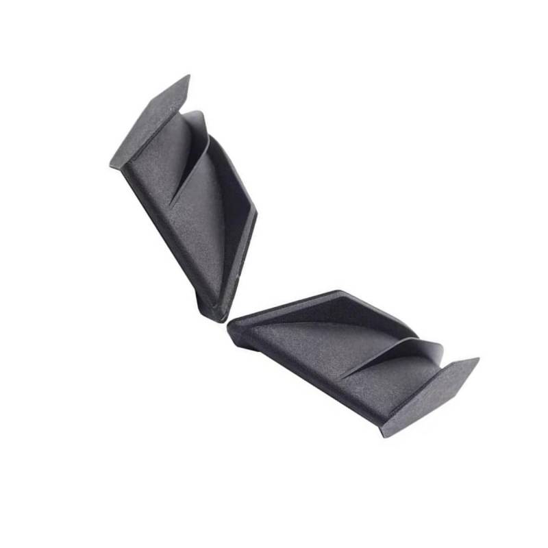 DUSHUO Spoiler Flügel Motorrad-Festwind-Motorrad-Verkleidungsflügel Motorrad-Spoilerflügel Verkleidungs-Winglets Aerodynamische Winglets(Black) von DUSHUO