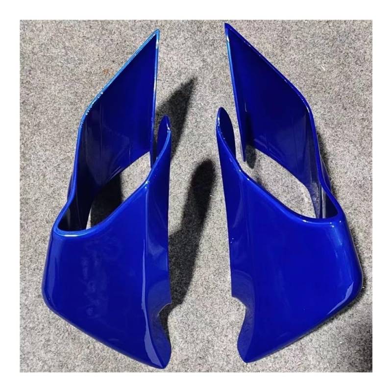 DUSHUO Spoiler Flügel Motorrad Fixed Wing Modifizierte Aerodynamische Seite Wind Flügel Spoiler Verkleidung Für YZF Für R3 Für R25 2019-2023(Blue) von DUSHUO