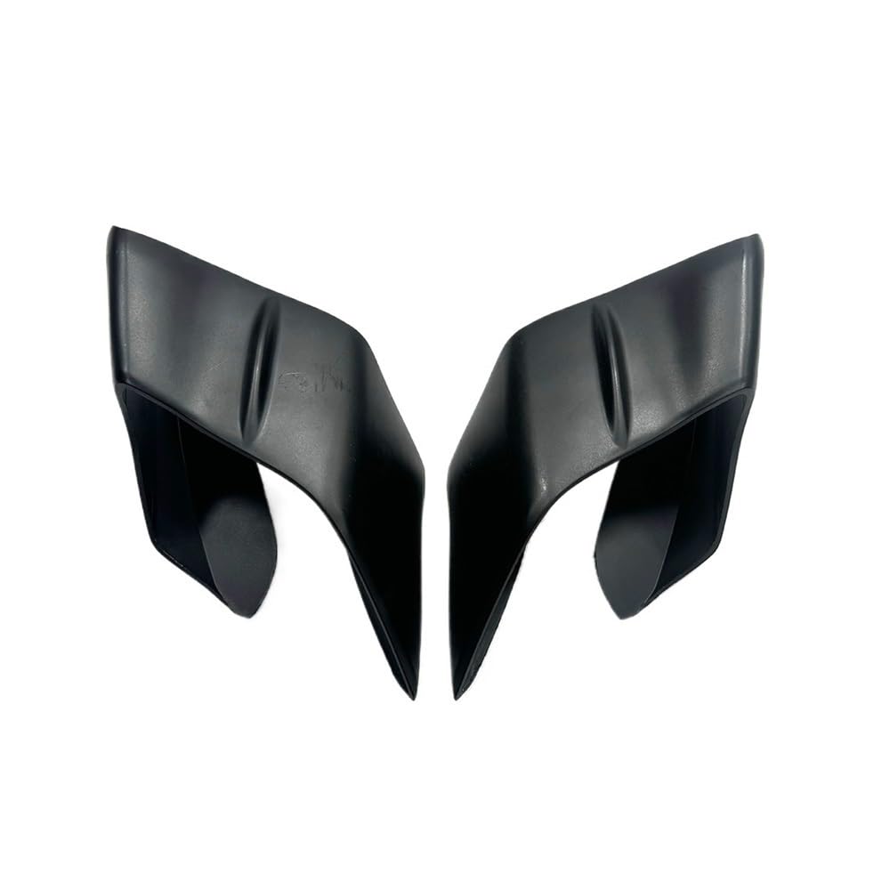 DUSHUO Spoiler Flügel Motorrad Fixed Wing Modifizierte Aerodynamische Seite Wind Flügel Spoiler Verkleidung Für YZF Für R3 Für R25 2019-2023(Matte Black) von DUSHUO