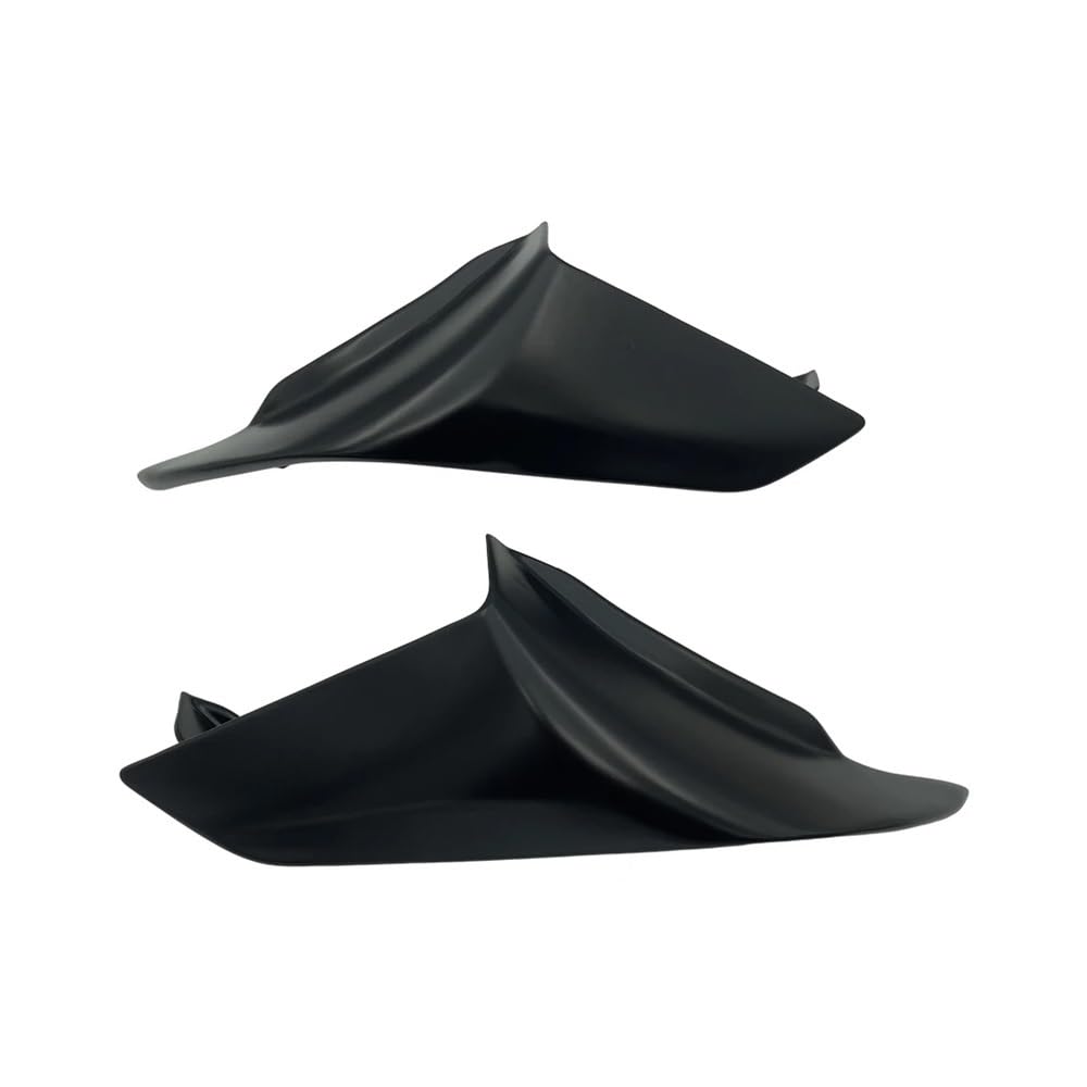 DUSHUO Spoiler Flügel Motorrad Fixed Wing Spoiler Verkleidung Vorne Aerodynamische Seite Winglets Für Ninja 636 Für ZX-6R Für ZX-636 2013-2018(Matte Black) von DUSHUO