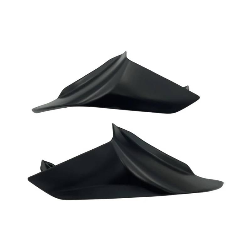 DUSHUO Spoiler Flügel Motorrad Fixed Wing Spoiler Verkleidung Vorne Aerodynamische Seite Winglets Für Ninja 636 Für ZX-6R Für ZX-636 2013-2018(Matte Black) von DUSHUO