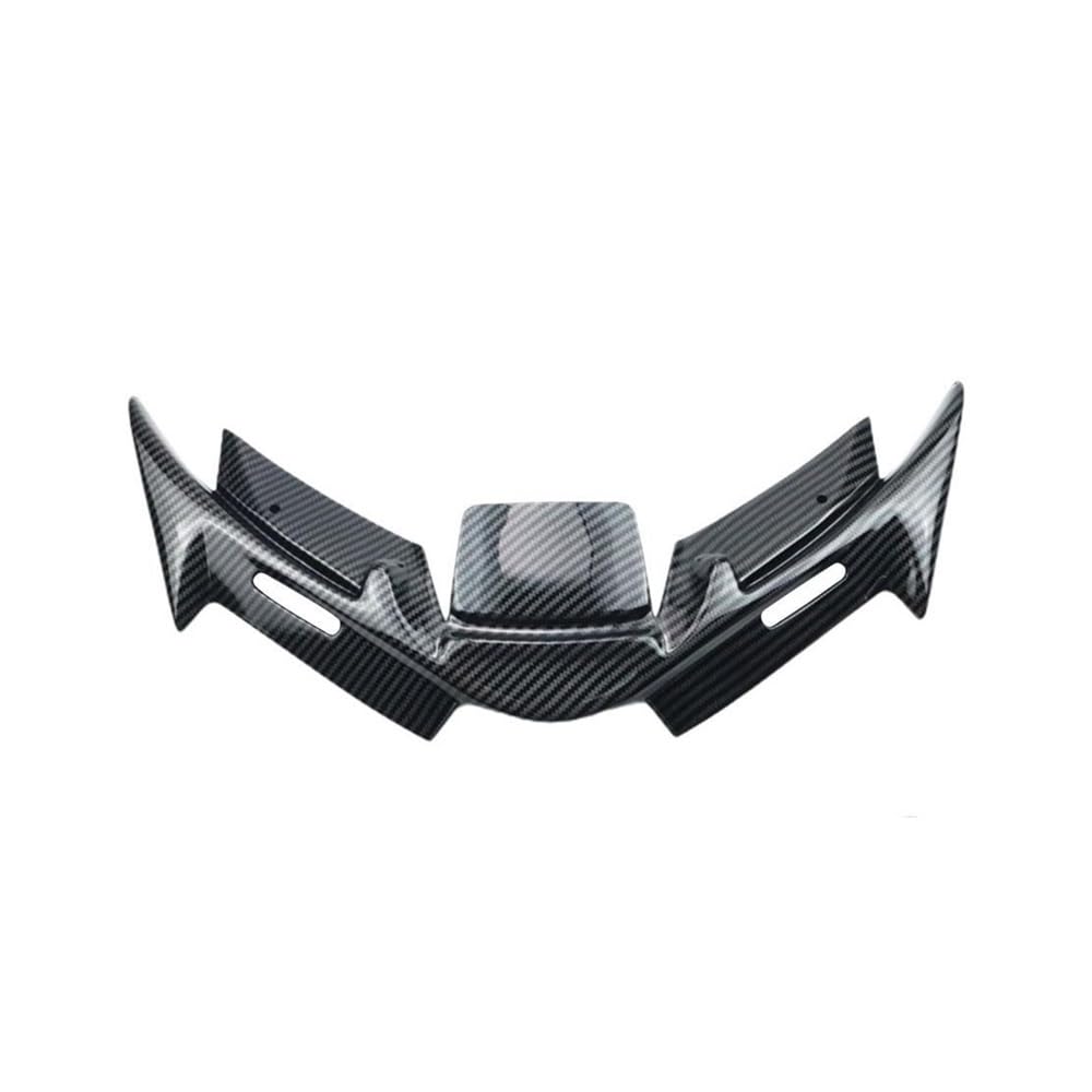 DUSHUO Spoiler Flügel Motorrad-Flügelabweiser Motorrad-Frontspoiler Aerodynamische Winglets Modifizierte Motorradteile(Carbon Fiber p) von DUSHUO