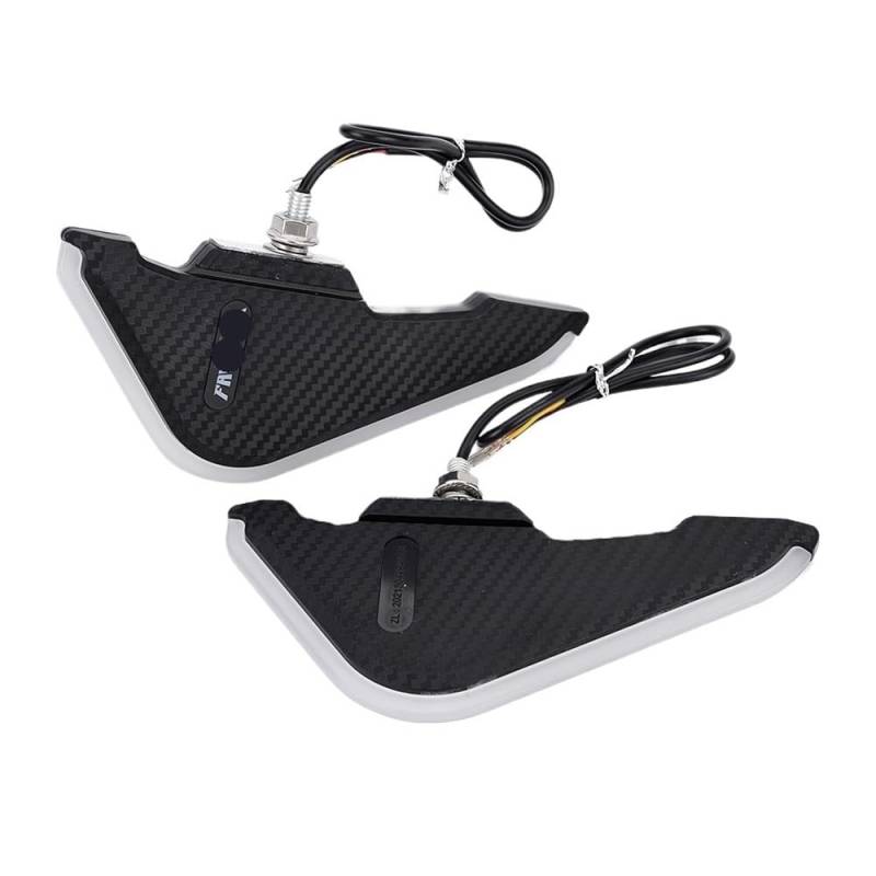 DUSHUO Spoiler Flügel Motorrad Front Aerodynamische Winglets Seite Spoiler Dynamische Verkleidung Flügel Kit Für CBR600 Für CBR650R Für CBR1000(Color 1) von DUSHUO