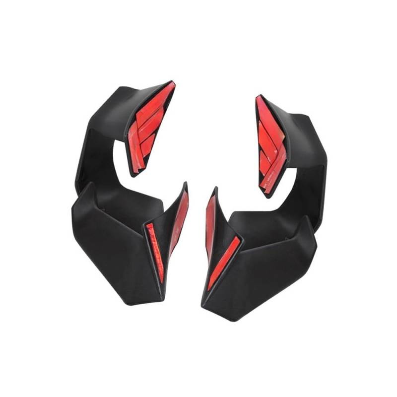 DUSHUO Spoiler Flügel Motorrad Front Winglet Aerodynamische Flügel Verkleidung Schutz Wind Abdeckung Für YZF Für R7 Für YZF-R7 Für YZFR7 2021 2022 2023(Matte Black) von DUSHUO