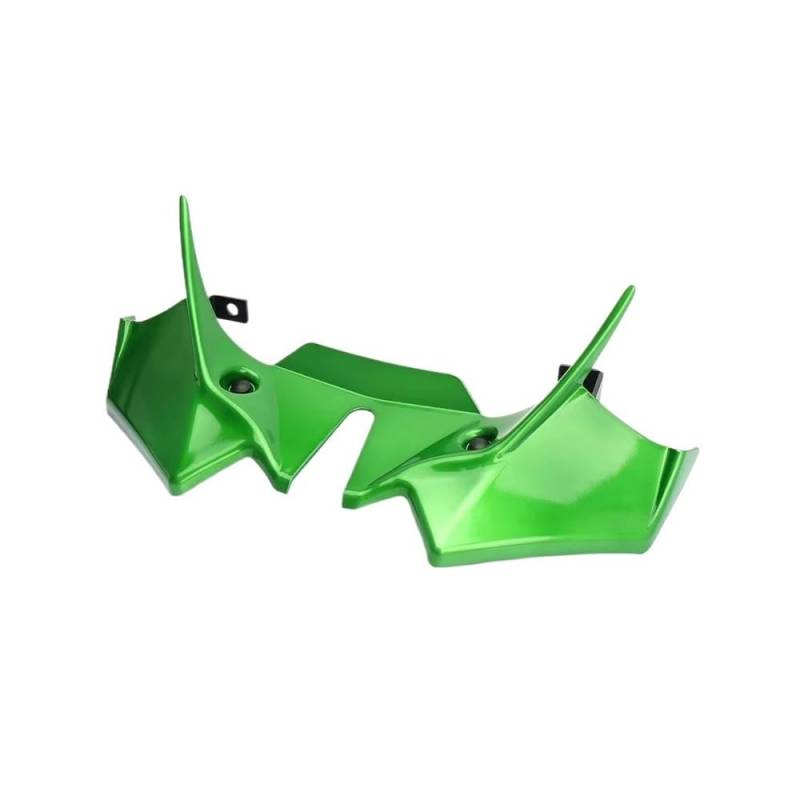 DUSHUO Spoiler Flügel Motorrad Frontspoiler Winglet Aerodynamische Flügel Kit Modifikation Zubehör Für Z 650 Für Z650 2021 2022 2023 2024(Green) von DUSHUO