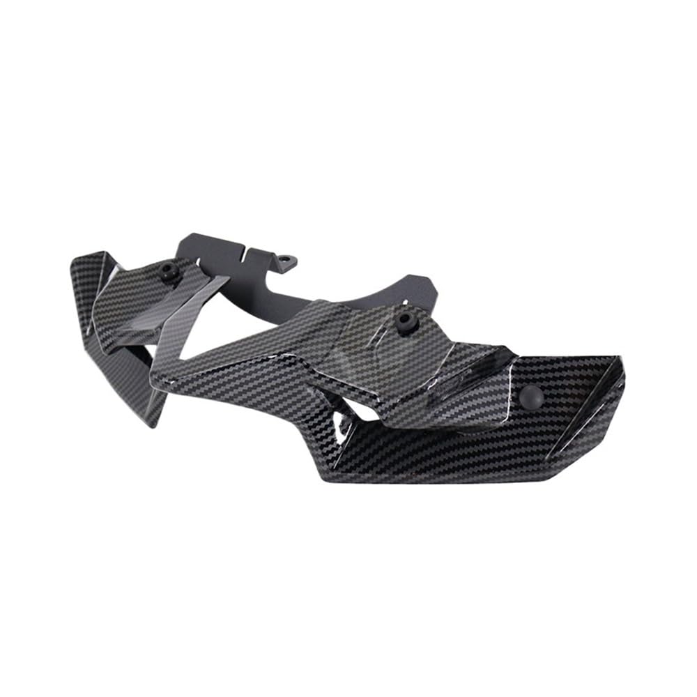 DUSHUO Spoiler Flügel Motorrad Frontspoiler Winglet Aerodynamischer Flügel Kit Spoiler Für Z900 2020 2021 2022(Carbon Fiber p) von DUSHUO