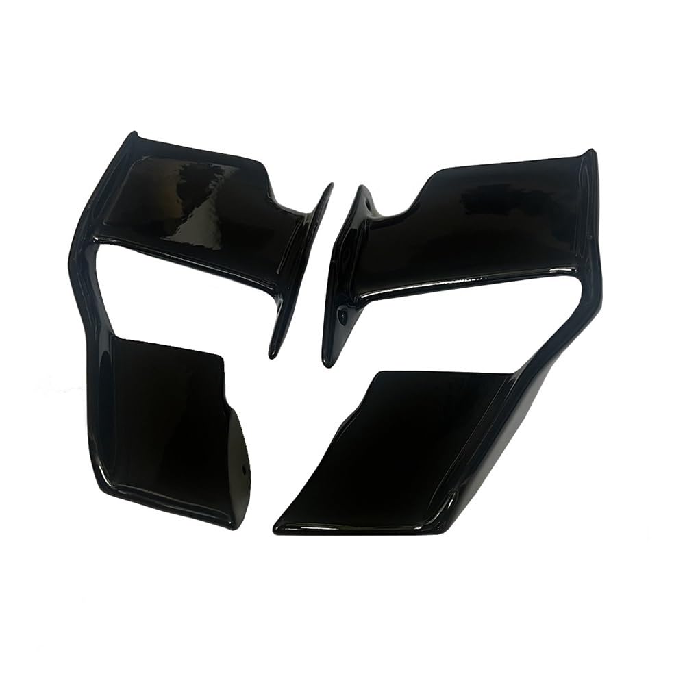 DUSHUO Spoiler Flügel Motorrad Frontverkleidung Winglets Seite Winglet Aerodynamische Flügel Kit Spoiler Windschutzscheibe Spoiler Für S1000R Für S1000R 2021-2023(Black) von DUSHUO