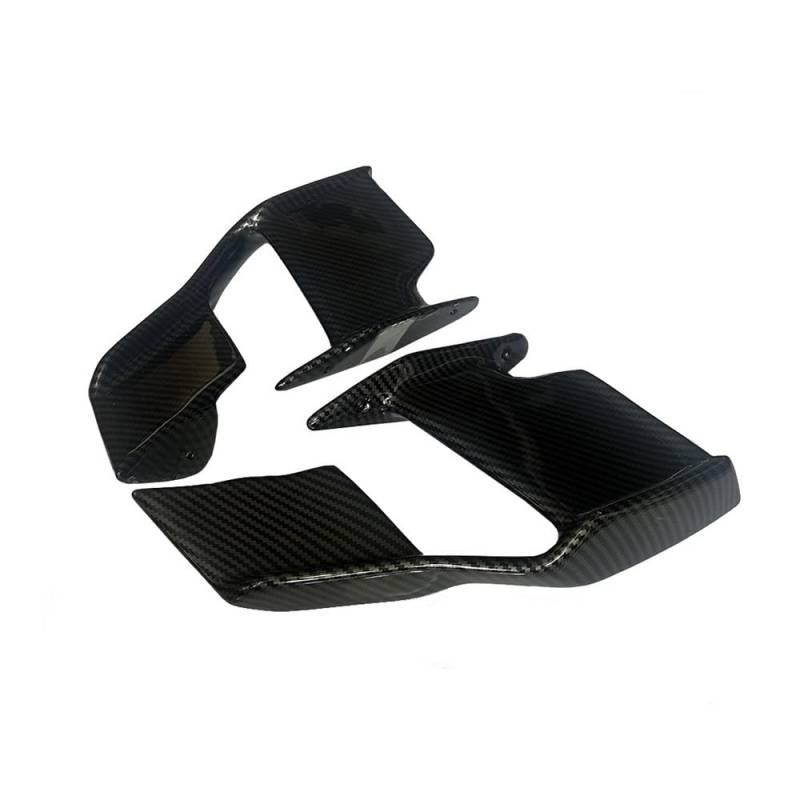 DUSHUO Spoiler Flügel Motorrad Frontverkleidung Winglets Seite Winglet Aerodynamische Flügel Kit Spoiler Windschutzscheibe Spoiler Für S1000R Für S1000R 2021-2023(Color-01) von DUSHUO