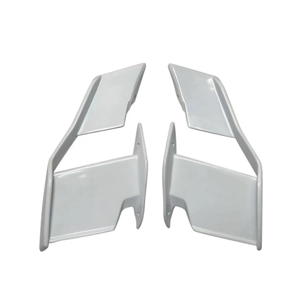 DUSHUO Spoiler Flügel Motorrad Frontverkleidung Winglets Seite Winglet Aerodynamische Flügel Kit Spoiler Windschutzscheibe Spoiler Für S1000R Für S1000R 2021-2023(White) von DUSHUO