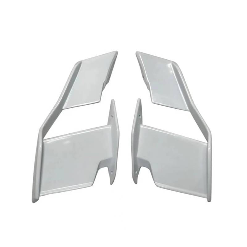 DUSHUO Spoiler Flügel Motorrad Frontverkleidung Winglets Seite Winglet Aerodynamische Flügel Kit Spoiler Windschutzscheibe Spoiler Für S1000R Für S1000R 2021-2023(White) von DUSHUO