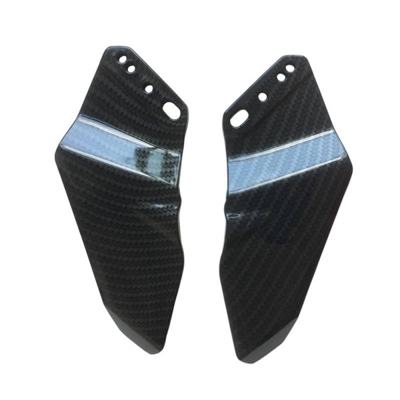 DUSHUO Spoiler Flügel Motorrad Seite Winglet Aerodynamische Flügel Kit Spoiler Verkleidung Für Ninja Für ZX-6R Für ZX636 2019 2020 2021 2022 ZX6R(Color-2) von DUSHUO