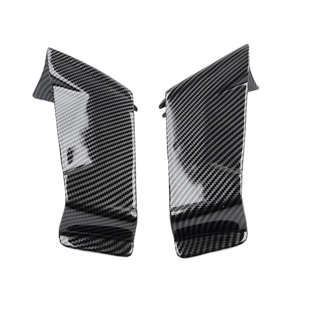 DUSHUO Spoiler Flügel Motorrad Seitenspoiler Feste Wind Winglets Aerodynamische Flügel Kit Für Für RS660 Für Tuono 660 2021 2022 2023(Carbon Fibre) von DUSHUO