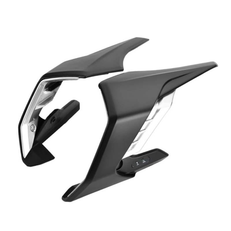 DUSHUO Spoiler Flügel Motorrad Side Downforce Spoiler Winglet Fixed Wing Winglet Verkleidung Flügel Für CB650R Für CB 650 Für CB650 R 2019-2023(Color-i) von DUSHUO