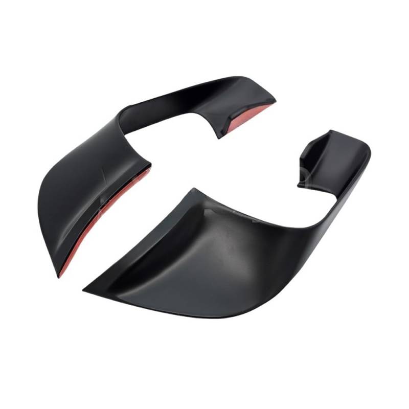 DUSHUO Spoiler Flügel Motorrad-Spoilerflügel, Aerodynamisches Winglet Für YZF Für R7 2021 2022 2023 21 22 23(Matte Black) von DUSHUO