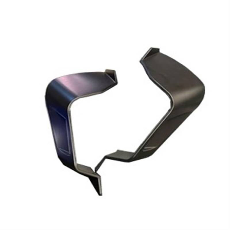 DUSHUO Spoiler Flügel Motorrad Teile Aerodynamische Seite Flügel Kit Feste Winglet Spoiler Verkleidung Zubehör Abtrieb Für CBR1000RR Für CBR 1000RR(Matte Black) von DUSHUO