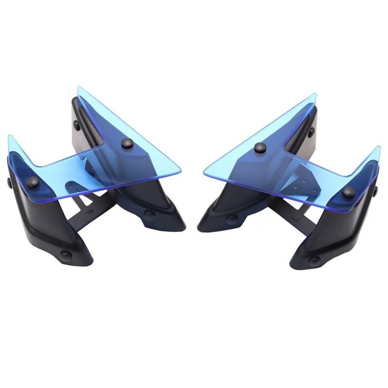 DUSHUO Spoiler Flügel Motorrad Teile Seite Abtrieb Spoiler Feste Winglet Verkleidung Flügel Für MT09 Für MT 09 SP Für MT-09 2017-2020(Blue) von DUSHUO