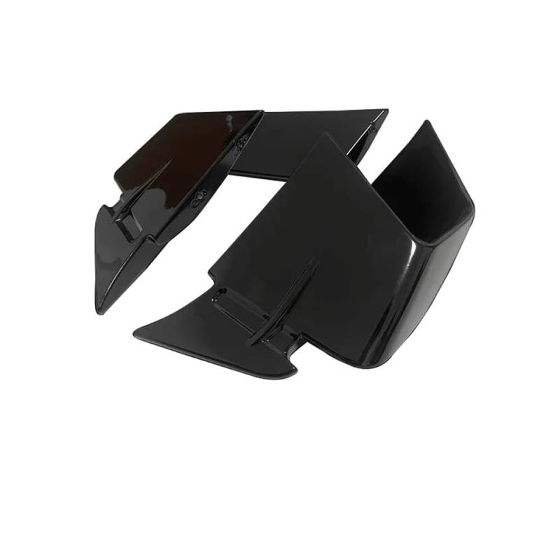DUSHUO Spoiler Flügel Motorrad Verkleidung Seite Wingle Kit Winglet Aerodynamische Flügel Deflektor Spoiler Für S1000RR Für S1000 RR 2019-2022(Black) von DUSHUO