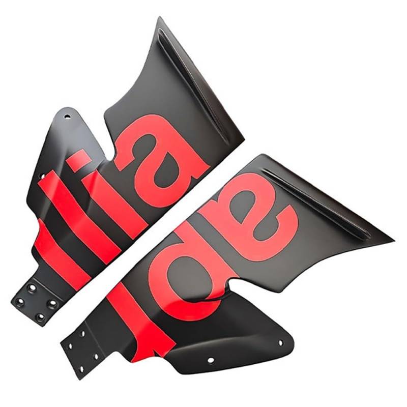 DUSHUO Spoiler Flügel Motorrad Verkleidung Wind Befestigung Flügel Winglet Aerodynamische Flügel Kit Spoiler Für Für GPR150R Für GPR250R(Red) von DUSHUO