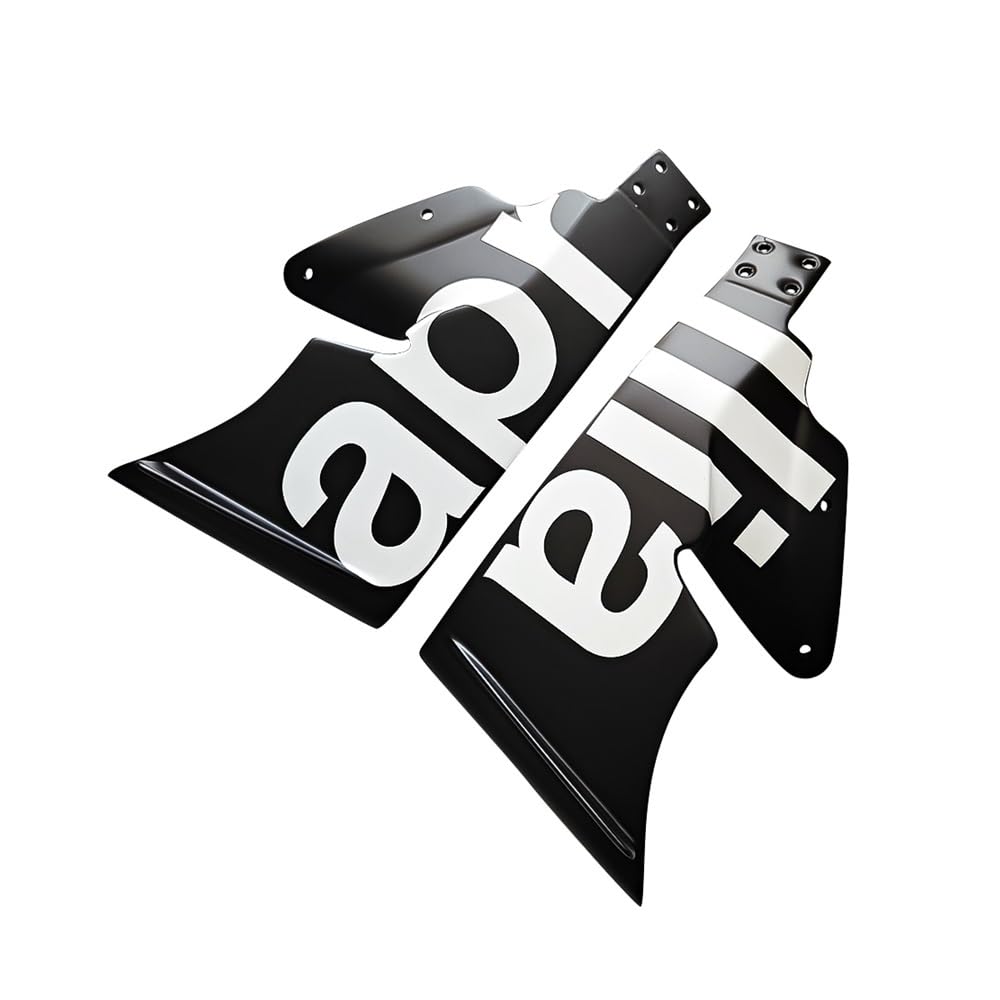 DUSHUO Spoiler Flügel Motorrad Verkleidung Wind Befestigung Flügel Winglet Aerodynamische Flügel Kit Spoiler Zubehör Für Für GPR150R Für GPR250R(White) von DUSHUO