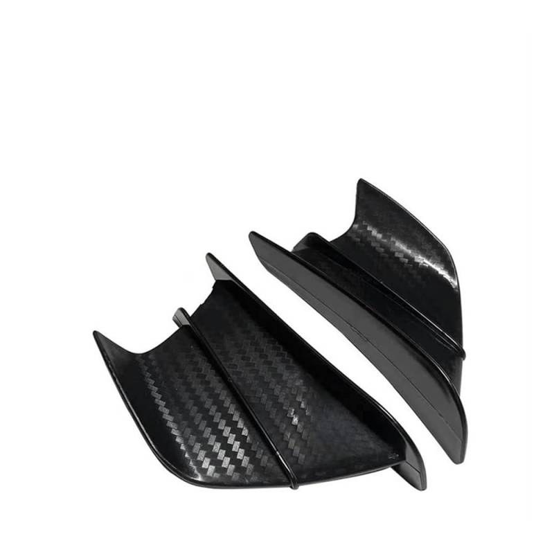 DUSHUO Spoiler Flügel Motorrad Verkleidungen Winglet Aerodynamische Flügel Kit Für Für TNT 125 300 600 899 1130 Für BN600 Für BJ600GS Für TNT 125 Für TNT300(Black-2) von DUSHUO