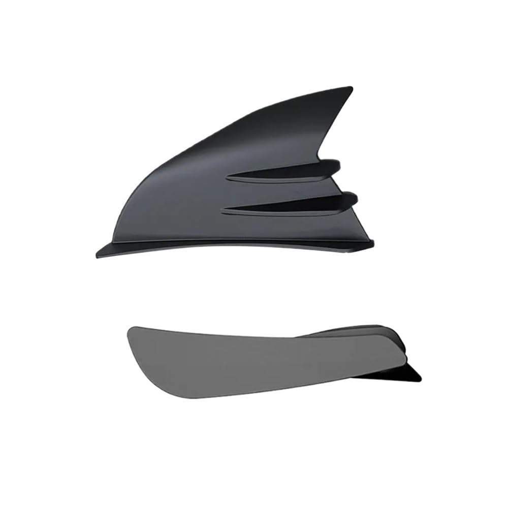 DUSHUO Spoiler Flügel Motorrad-Verkleidungsflügel Aerodynamische Winglets Frontverkleidung Winglets Spoiler(Color-01) von DUSHUO
