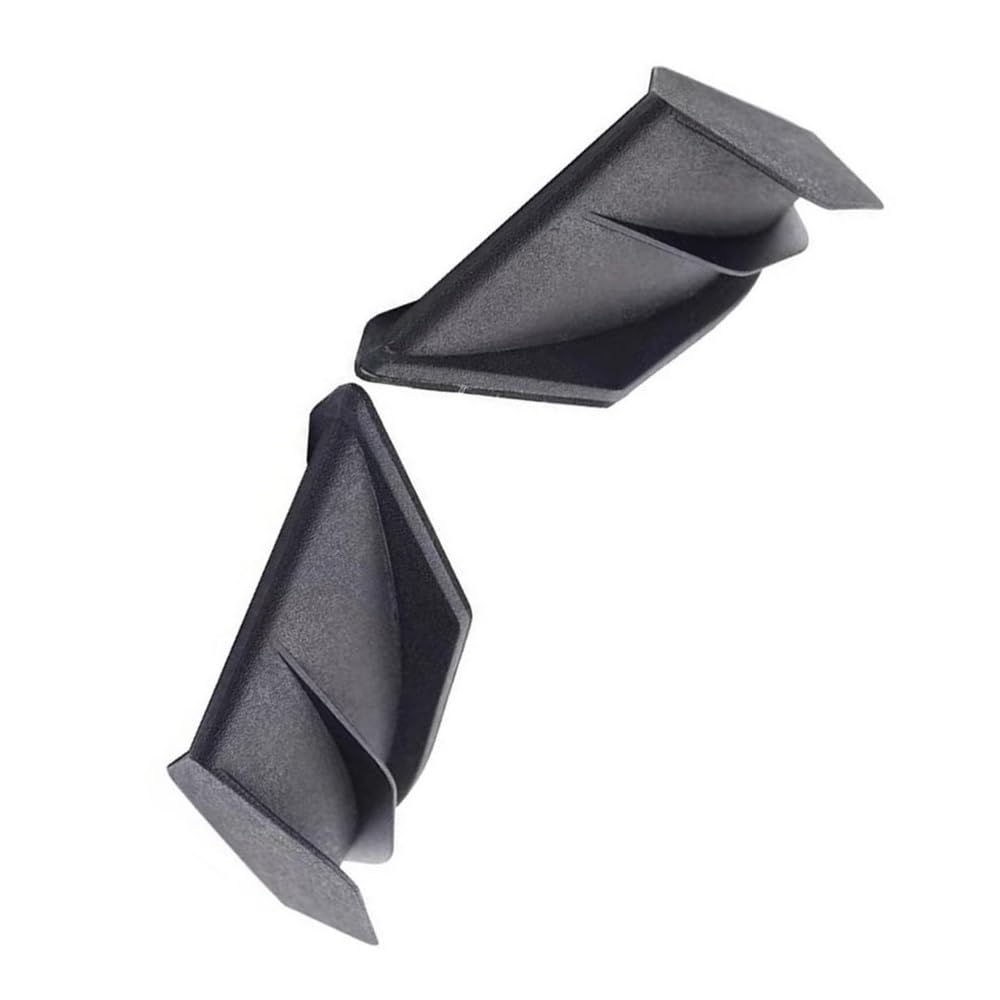 DUSHUO Spoiler Flügel Motorrad-Verkleidungsflügel Seitliche Verlängerung, Winglet Motorrad-Spoiler Motorrad-Winglet Aerodynamische Winglets Für Motorräder(Black) von DUSHUO