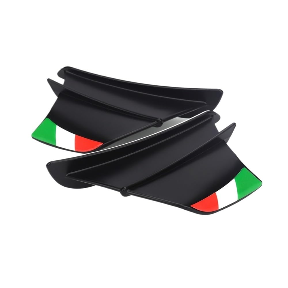 DUSHUO Spoiler Flügel Motorrad Winglet Aerodynamische Flügel Kit Spoiler Für BWS Für H2 Für H2R Für(Color-08) von DUSHUO