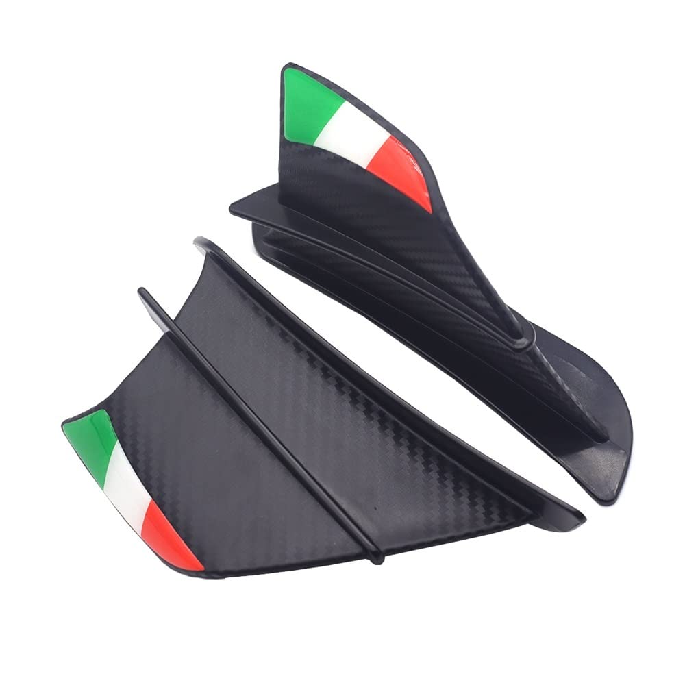 DUSHUO Spoiler Flügel Motorrad Winglet Aerodynamische Flügel Kit Spoiler Für CBR650F Für CB650F Für CBR650R Für CBR600RR Für CBR300R Für CB300F Für CB300FA(Color-D) von DUSHUO