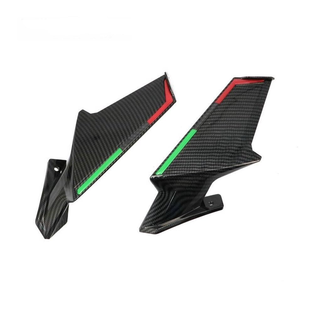DUSHUO Spoiler Flügel Motorrad Winglet Aerodynamische Flügel Kit Spoiler Für K1600 GT/GTL Für R1200GS Für R1200GS Für Adventure Für R1200R(Color-D) von DUSHUO