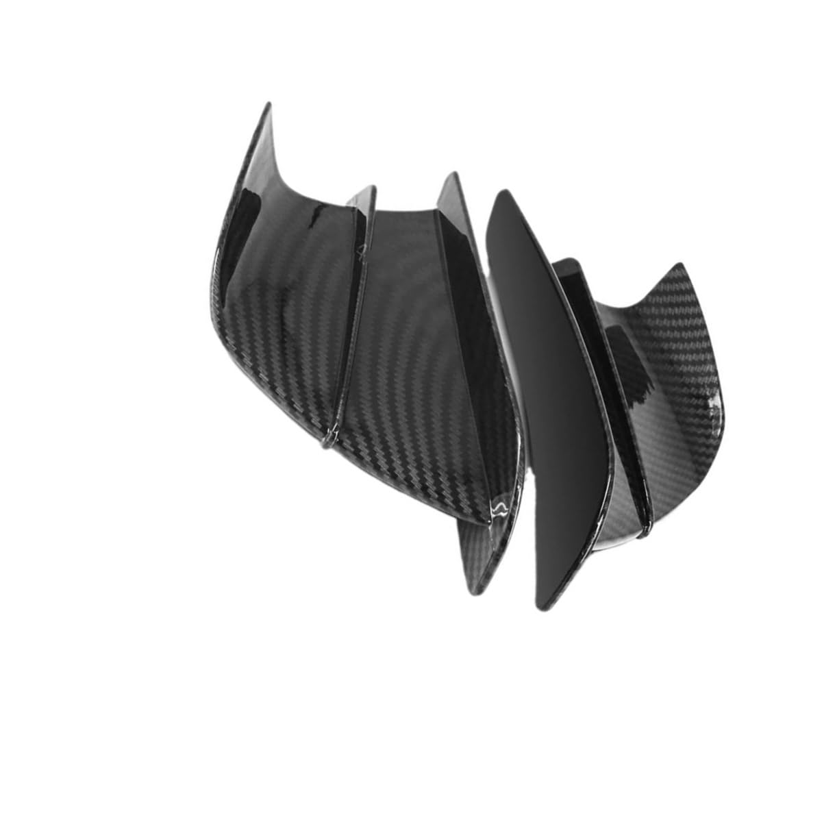 DUSHUO Spoiler Flügel Motorrad Winglet Aerodynamische Flügel Kit Spoiler Für YZF Für R1 Für R1M Für R7 Für R6 Für R3 Für R125(Color-05) von DUSHUO