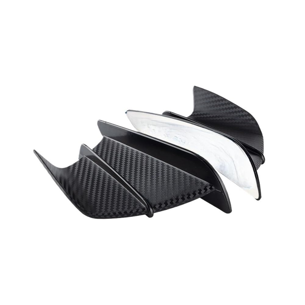 DUSHUO Spoiler Flügel Motorrad Winglet Aerodynamische Flügel Kit Spoiler Roller Für Für H2/H2R(Carbon Fiber) von DUSHUO