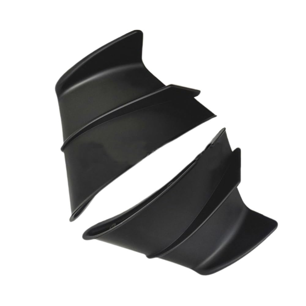 DUSHUO Spoiler Flügel Motorrad Winglet Aerodynamische Flügel Kit Spoiler Verkleidung Windabweiser Für Panigale Für V4S Für V4R 2020-2022(Black) von DUSHUO