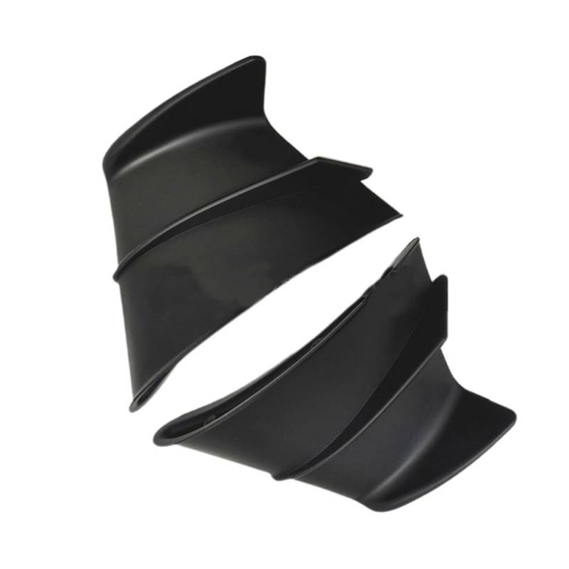 DUSHUO Spoiler Flügel Motorrad Winglet Aerodynamische Flügel Kit Spoiler Verkleidung Windabweiser Für Panigale Für V4S Für V4R 2020-2022(Black) von DUSHUO